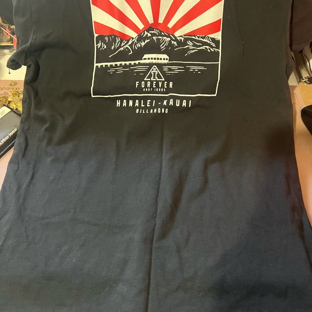 Billabong Black Graphic T-Shirt